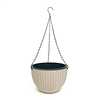 10 Inch Rattan Effect Hanging Baskets