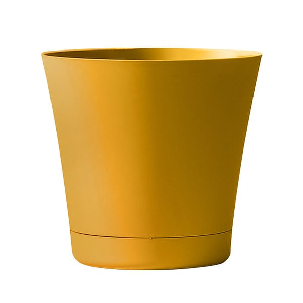 Yellow Plastic Flower Pots